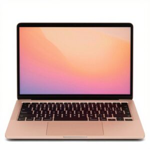 Illustration of Apple MacBook Air 13-inch Retina with Touch ID (Late 2018), Gold