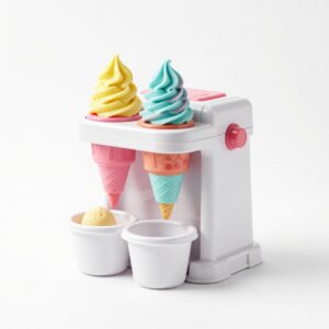 Illustration of Play-Doh Rainbow Swirl Ice Cream Playset