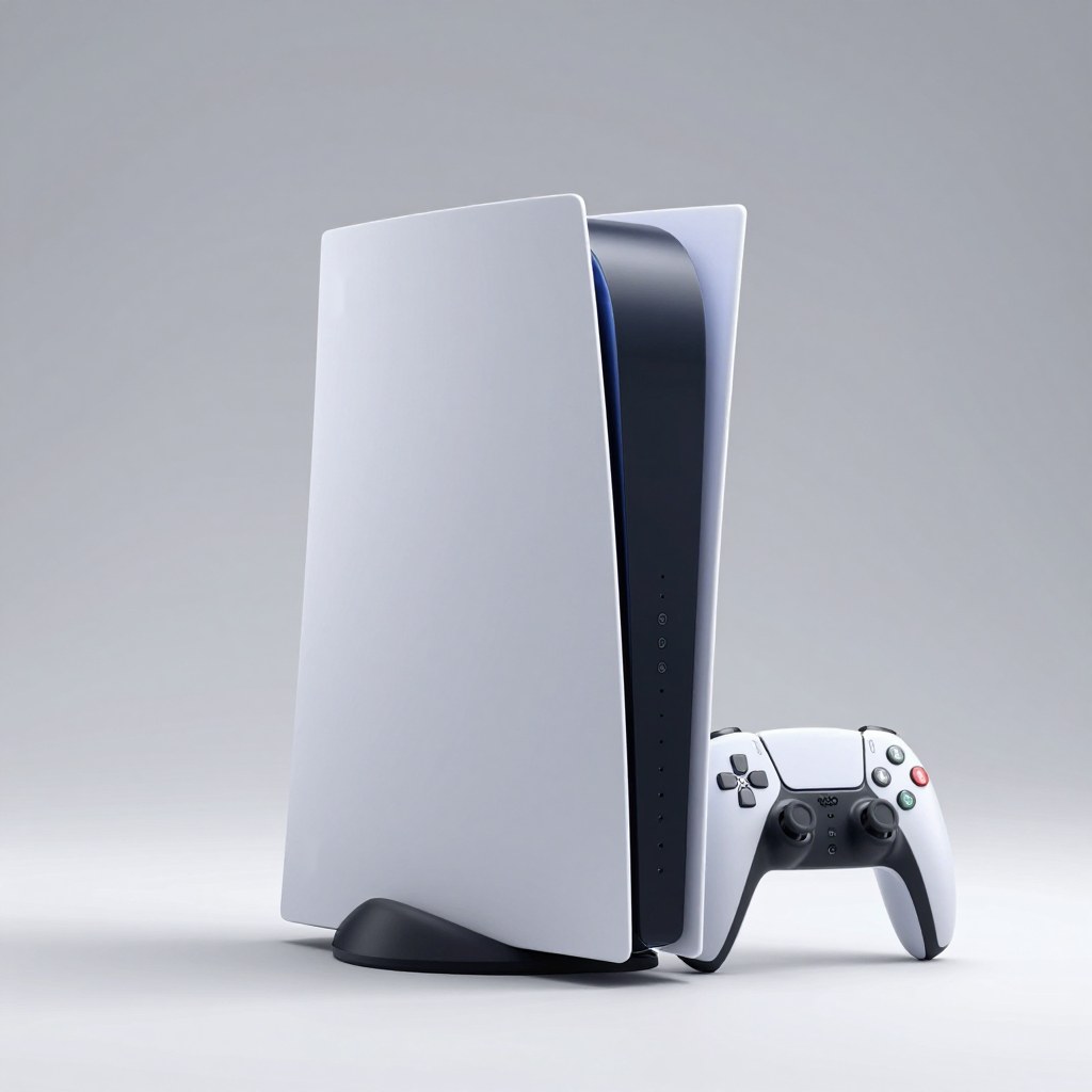 Illustration of PlayStation 5 Slim Digital Edition Console