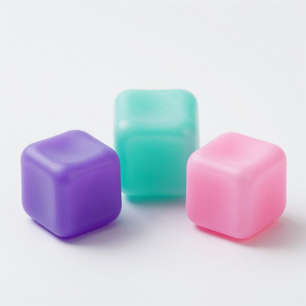 Illustration of Squishy Ice Cube Stress Toys