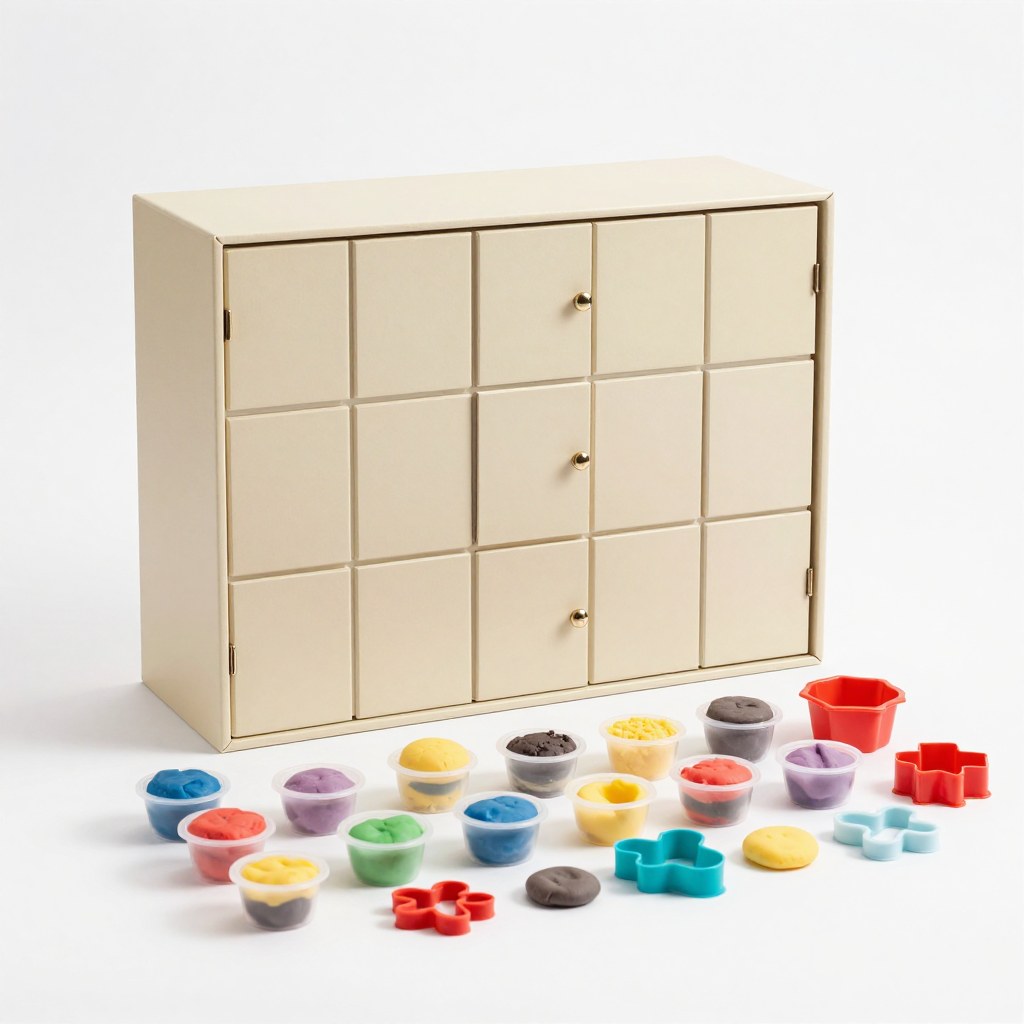Illustration of Play-Doh Holiday Advent Calendar