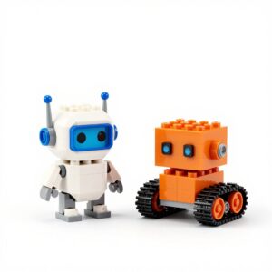 Illustration of LEGO Disney WALL-E and EVE (43279)