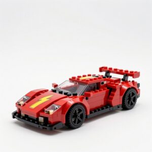 Illustration of LEGO Speed Champions Disney Pixar Cars Lightning McQueen