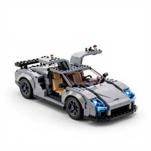 Illustration of LEGO Speed Champions Back to the Future Time Machine