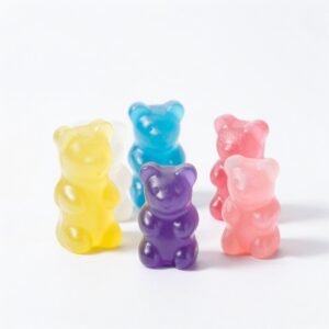 Illustration of Glitter Bear Squishy Stress Toys (6 Pack)
